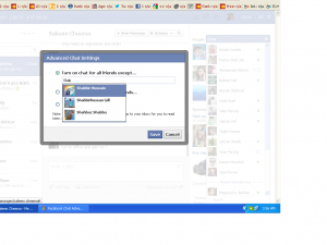 Facebook Chat Advanced Options