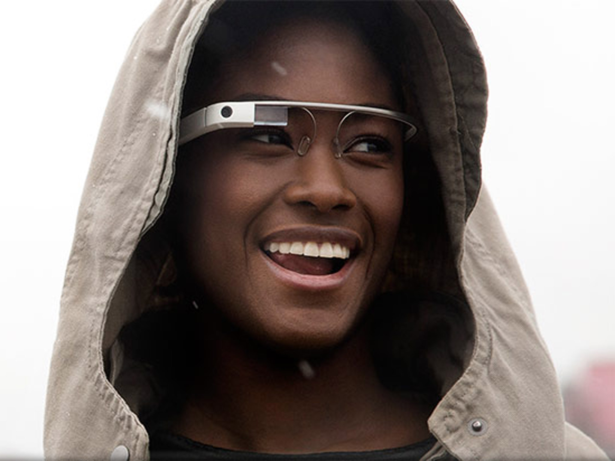 Full matched Google glass and guy
