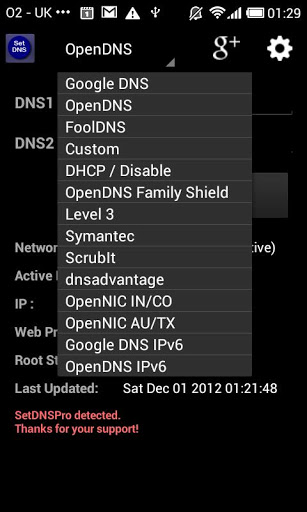 Set DNS - android apps for IT students