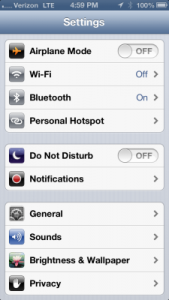 Bluetooth WiFi in iPhone 5