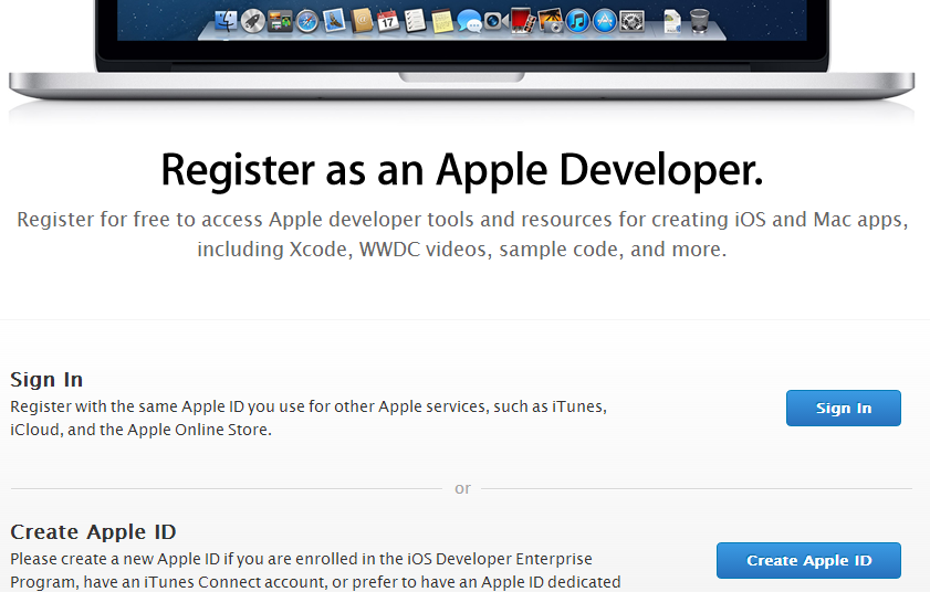 Get new apple developer ID - iOS 7 beta versions