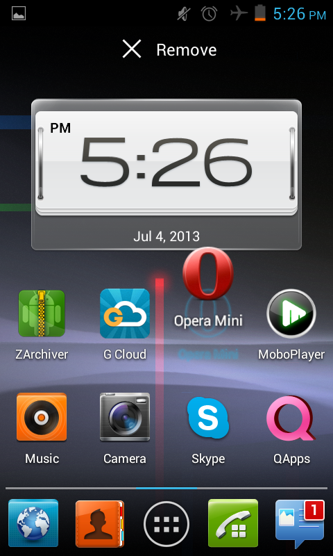 remove any icon from the Jelly bean home screen