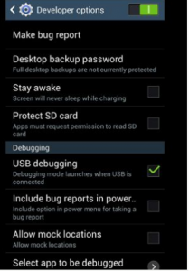 Enable USB Debugging - Root T-Mobile Galaxy S4