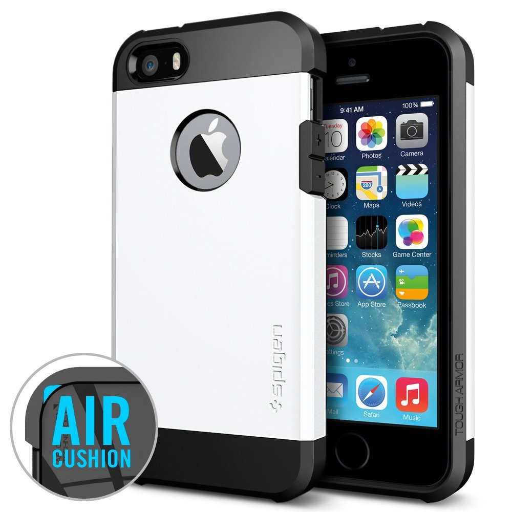 smooth white tough armor case for iPhone 5s