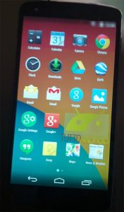 Android KitKat,Nexus 5 Leaked Photos