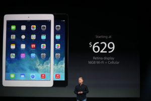 iPad Air cellular model price
