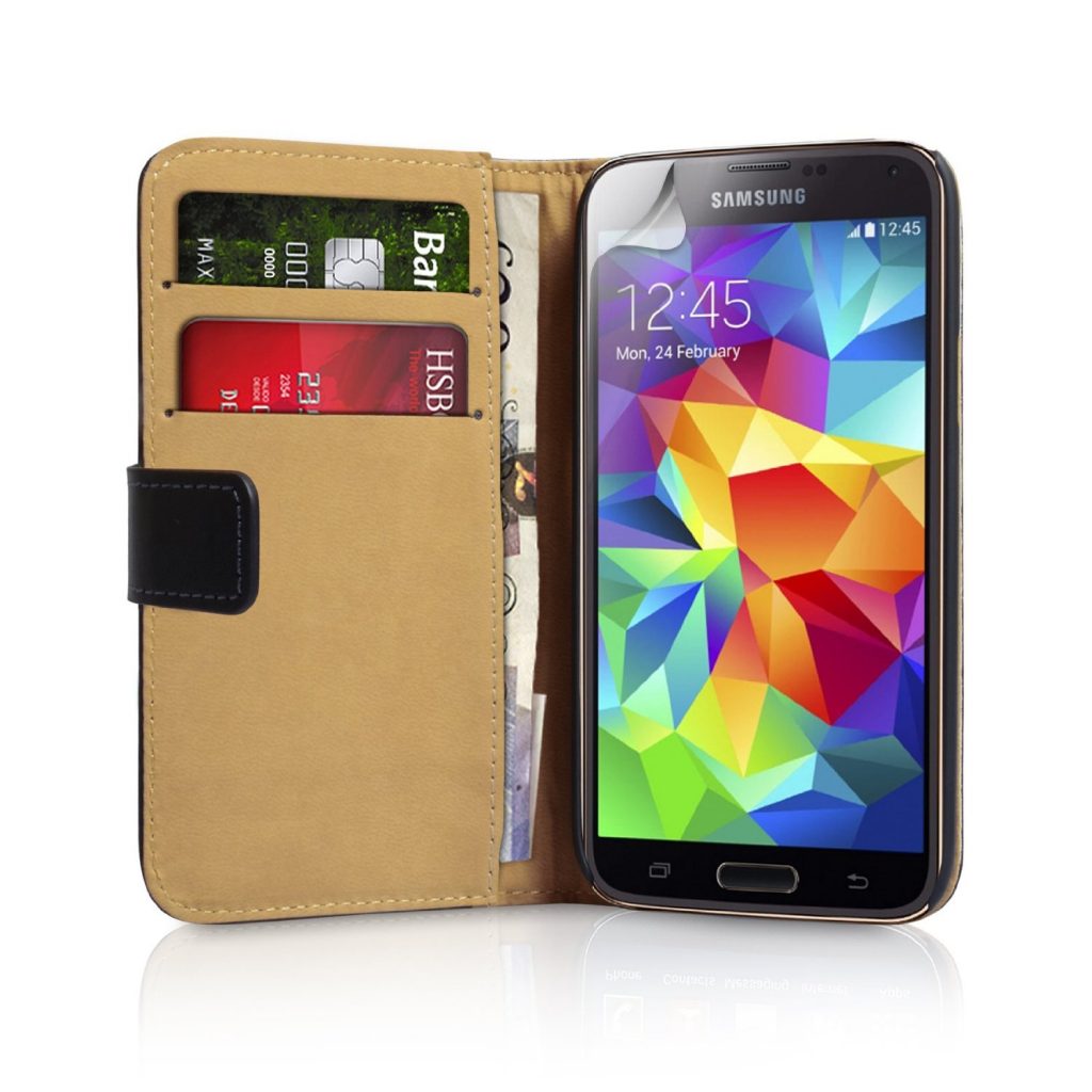 caseflex leather case - best samsung galaxy s5 cases